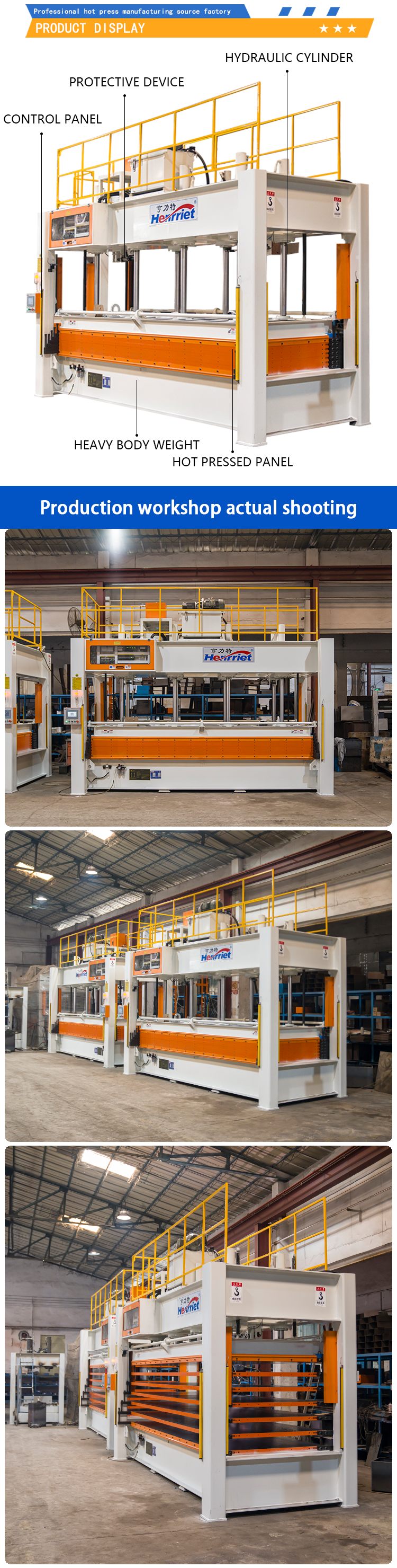 Customize 6 Layer Hot Press Machine for Building Boards PU Foam Honeycomb Door Panel Press