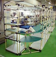 Línea de producción de tuberías de forma L para la fabricación de equipos electrónicos