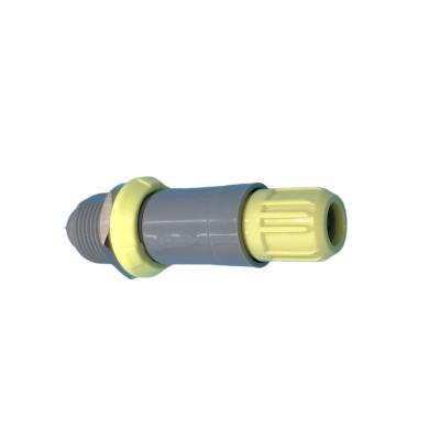 Self Locking IP64 Medical Device Connectors Circular Push Pull Female