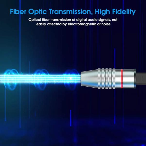 Золотопокрытая головка Toslink кабель цифрового волоконно-оптического аудио кабеля 1M 1.5M 2M 3M 5M 10M 15M