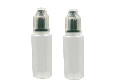 Reusable Watertight  Smoke Oil Bottles Anti Theft Cap Plastic Dropper Bottles