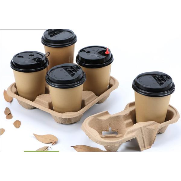 Disposable Coffee cup holder molds paper tray molds for 4 cups
