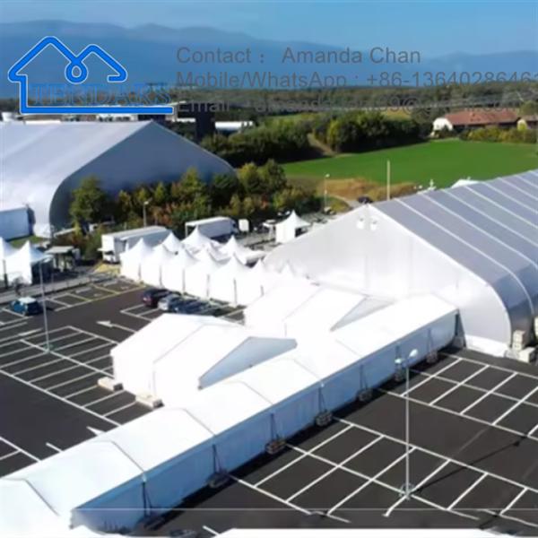 Large Wind Resistant Warehouse Storage Tent Tennis Court Tents Trade Show Tents Stock For Sale