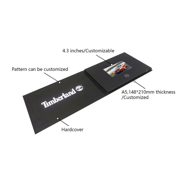 Карта брошюры цифров видео-, ODM памяти 256MB карты экрана LCD фестиваля красочный