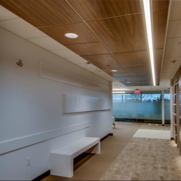 Gallary Hall Wooden Wall Micro Perforated Acoustic Panel Board 2mm OEM
