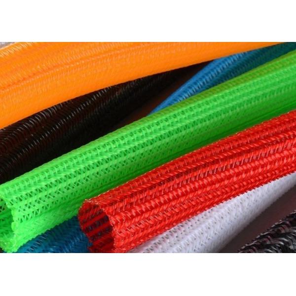 Le fil tressé flexible coloré couvre la longueur faite sur commande favorable à