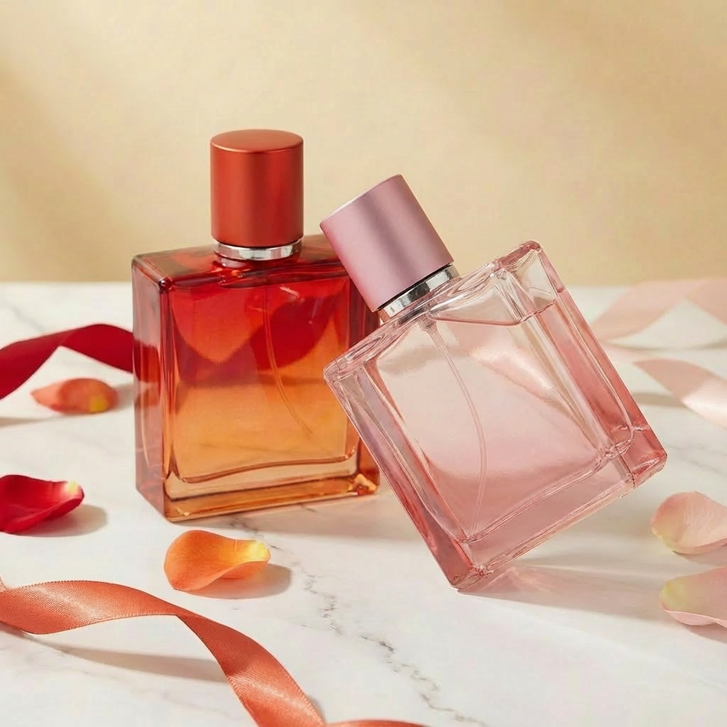 Anding Wholesale Quality Luxury Design Empty Modern 100ml 50ml Glass Pressurized Atomizer Perfume Bottle