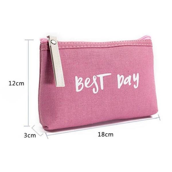 Custom Pouch Travel Cute Canvas Cosmetic Bag,Custom Design small cotton canvas zipper pouch,Pouch Travel Plain Folding C