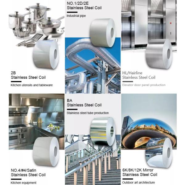 TISCO зеркальные катушки из нержавеющей стали для химического оборудования толщина 0,1 ~ 16 мм