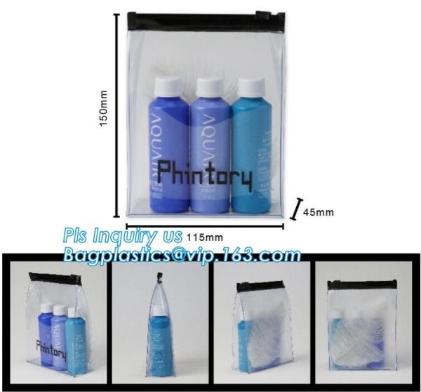 clear cylinder circular promotional storage pvc zipper closure cosmetic bags, barrel bags, cylinder packing vacuum cup p