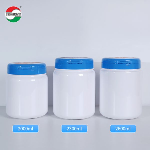 2200ML 2600ML New Style Custom Logo Food Grade Plastic Milk Powder Can Plastic Cap with Scoop