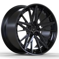 Matte Black Forged raio de bronze do centro de 2 rodas do bordo do tambor da parte para Maserati Quattroporte