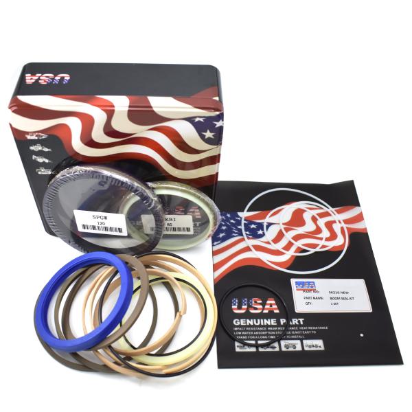 High-Performance SK210 Boom Seal Kit for Kobelco Excavator  Hydraulic Cylinder Repair Seals