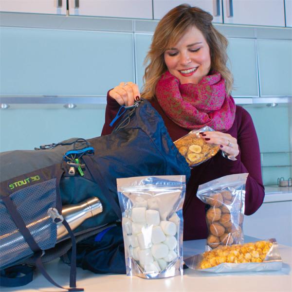 Convenient 6x9 Inch Smell Proof Zipper Bag for Other Food Storage in Mylar Material