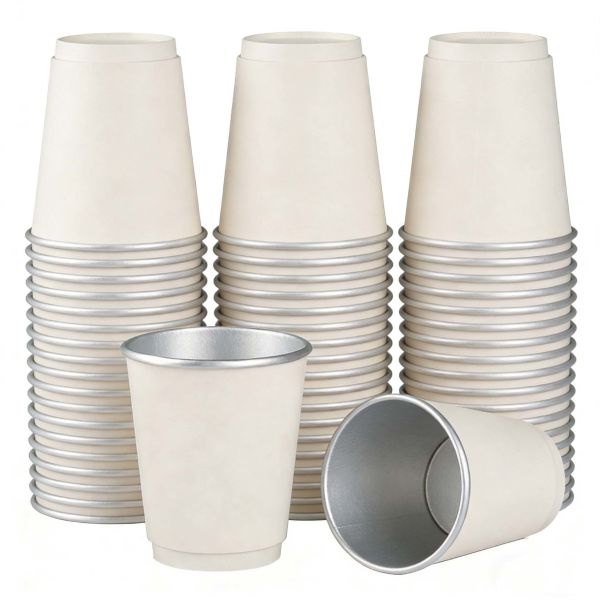 Custom High Quality Gold Foil Paper Disposable Cup Cups