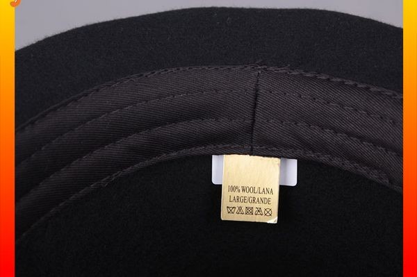 1088 Sun Accessory customized fashion mens fedora hats  wool felt hats