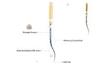 La Favorable-forma cónica de oro dental de la activación del calor archiva la alta flexibilidad para los canales curvados