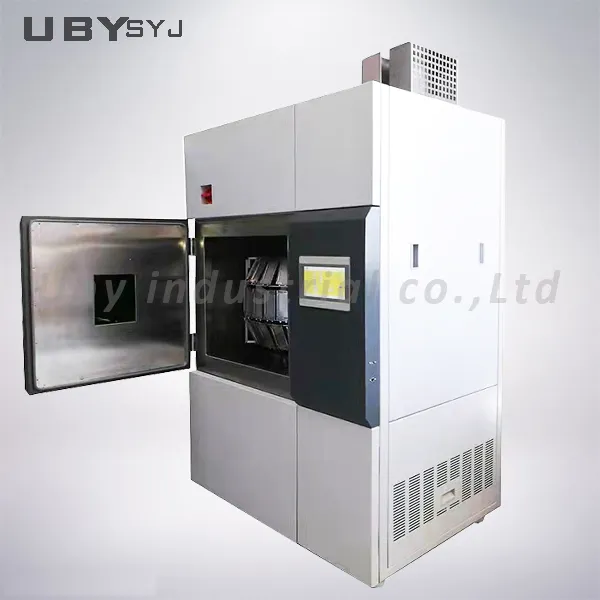 Programmable Xenon Lightfastness Test Chamber with 42PCS Specimen Capacity and 4500W Water-Cooled Xenon Arc Lamp for Real-Time Irradiance Control