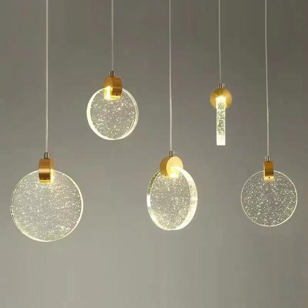 Modern Designer Lamp Decorative Indoor Crystal Suspension Light Pendant Lamp
