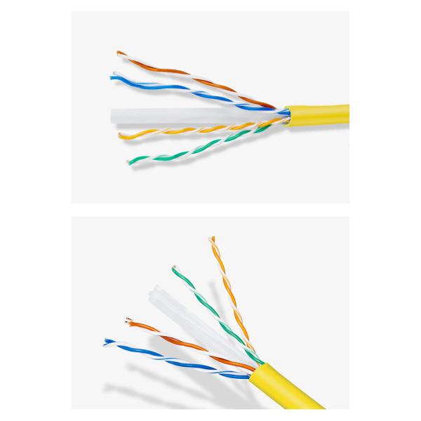 HDPE Insulation 23AWG 4P Network Lan Cable 200M Length