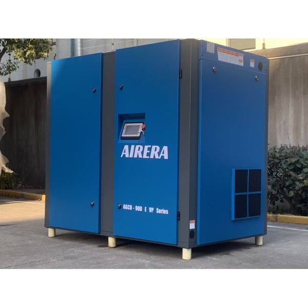 AIRERA AGFD-90D E VP 90kW Industrial Direct Drive Screw Air Compressor for Factory Use