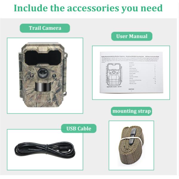 Камера следа живой природы наблюдения 1080P безопасностью камер водоустойчивой ловушки фото ультракрасная охотясь