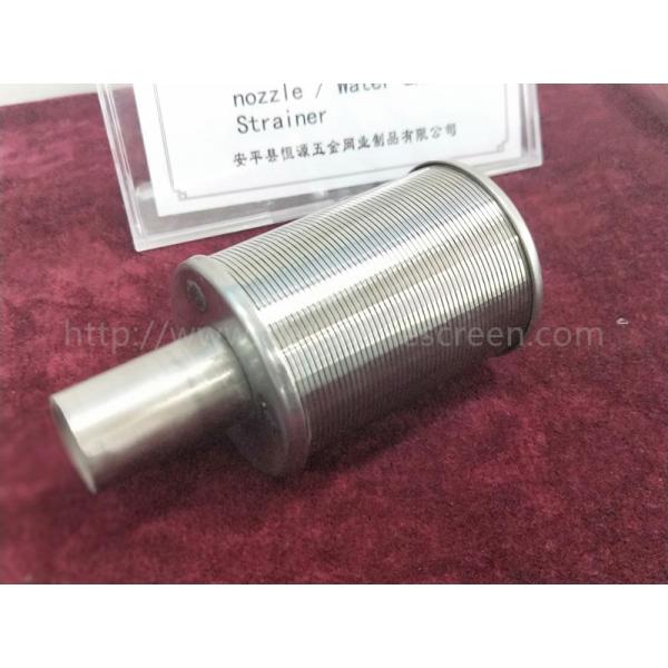 Stainless Steel 53mm Diameter Single-End Wedge Wire Water Filter Nozzle