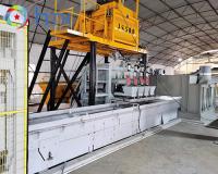 Linha de produção de painéis de parede para pedra artificial