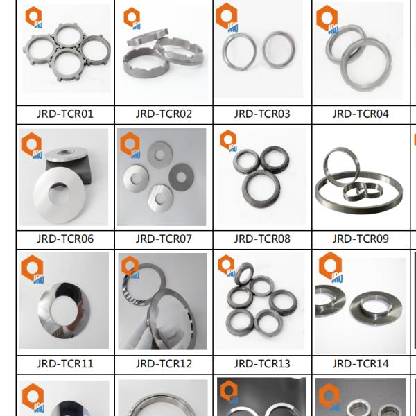 Ra0.02 Tungsten Carbide Wear Parts Blank Seal Ring Mirror Finished