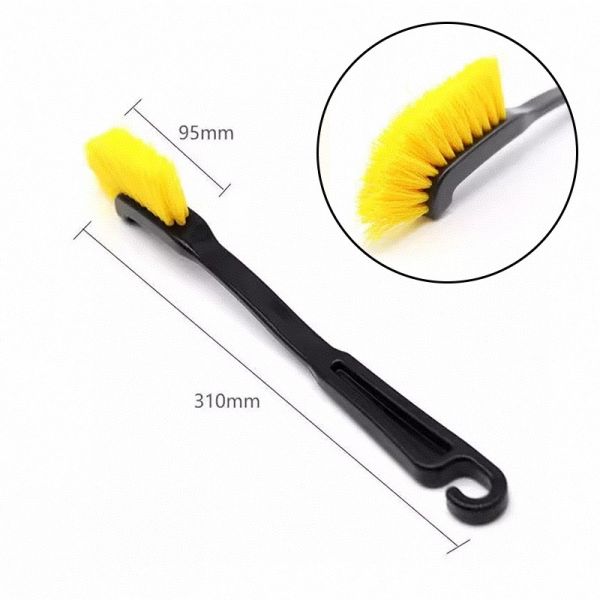 Deep Clean Car Detailing Brushes L Shaped For Car Wheel Rim Gap