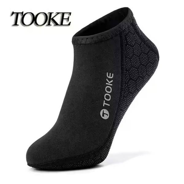 2mm Neoprene Water Socks Anti Slip Keep Warm For Snorkeling Quick Dry Low Cut