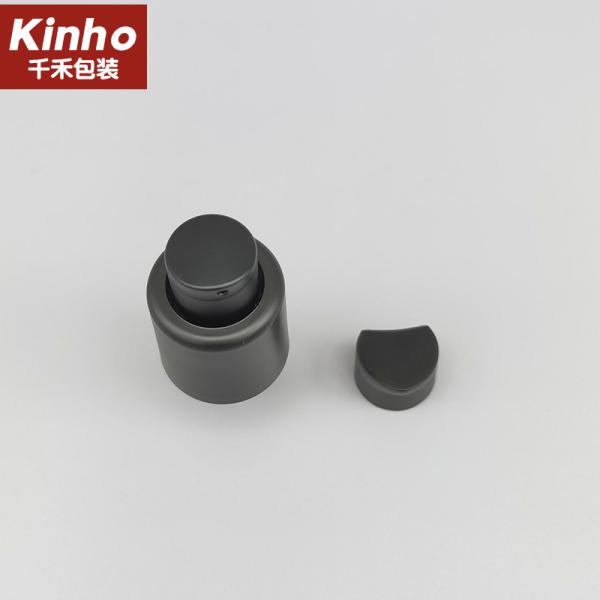 0.4cc Black Matt 20/410 Plastic Cream Pump For Serum Water Essence Foundation