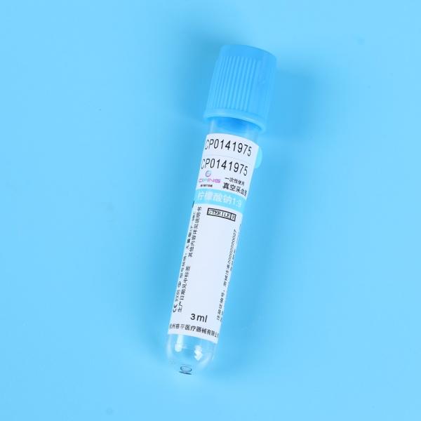 Vacuum Special Coagulation Plasma Blood Tube 2ml - 5ml