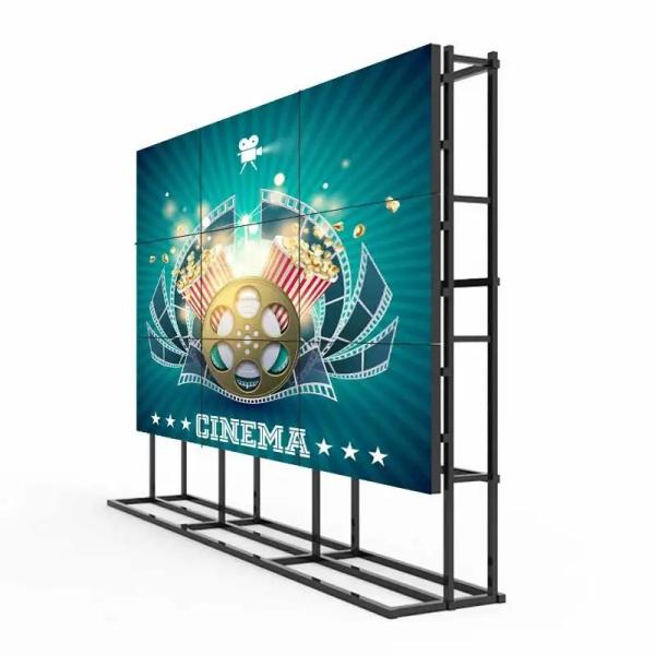 Parede de TV LCD comercial de 46 polegadas 1,8 mm Parede de publicidade em pé