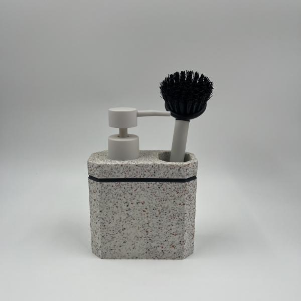 2N1 Кухня Терразо мыломатериал совпадающий цвет ABS насос голова кухонный валик кухонный раковина организатор посуды валик