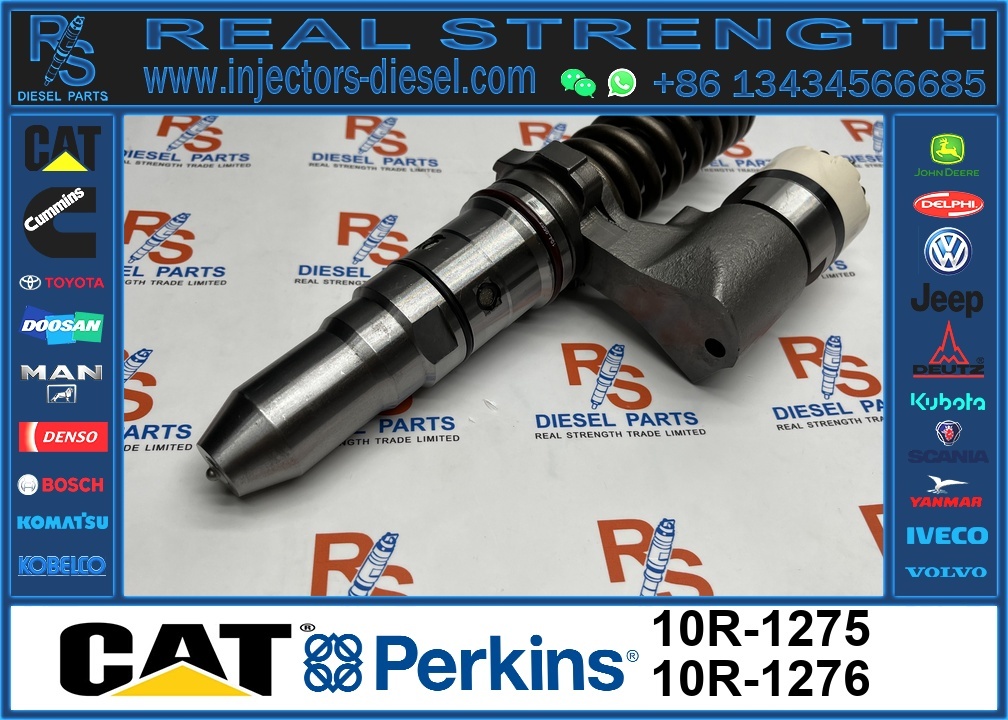 Perkins original Perkins 10R-1275 Diesel Fuel Injector Replacement for 3512B 3516B 3508B Engine 793C 793D Machinery Part new injector original new injector