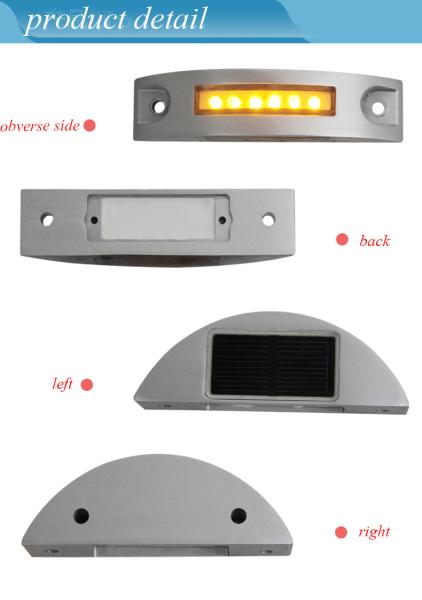 Lumière LED solaire en forme de croissant