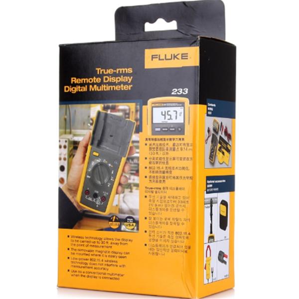 40MΩ Fluke 233 Remote Display Multimeter , 10A Fluke Multimeter Clamp Meter