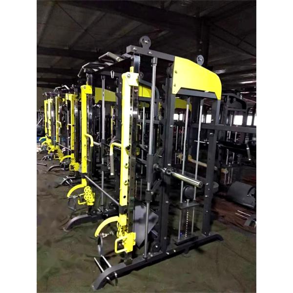 Commercial multi-fonctionnelle Smith Machine Cable Crossover Trainer Gantry pour le culturisme Arm Workout et entraînement de la poitrine