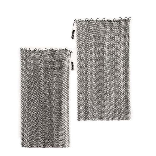 Stainless Steel 304 Fireplace Mesh Curtain 6mm Hole Size