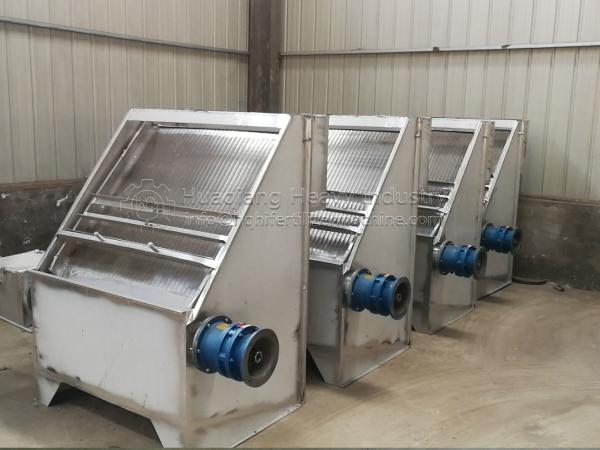 80% 90% Cow Dung Organic Fertilizer Dewatering Machine at Manure Dwatering Machine