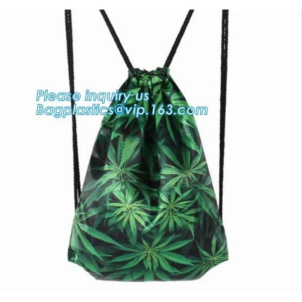 Recycled foldable polyester bag,Custom logo printed basketball backpack 210D polyester printing drawstring bag bagease