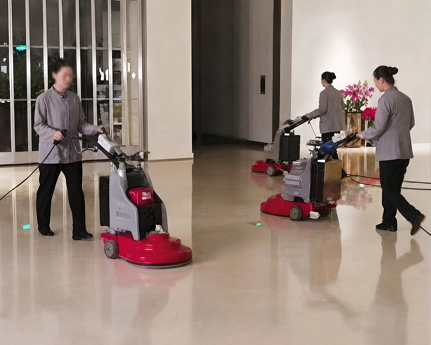 20-Inch High-Speed Floor Burnisher 4kW | 2300 RPM 220V Polisher