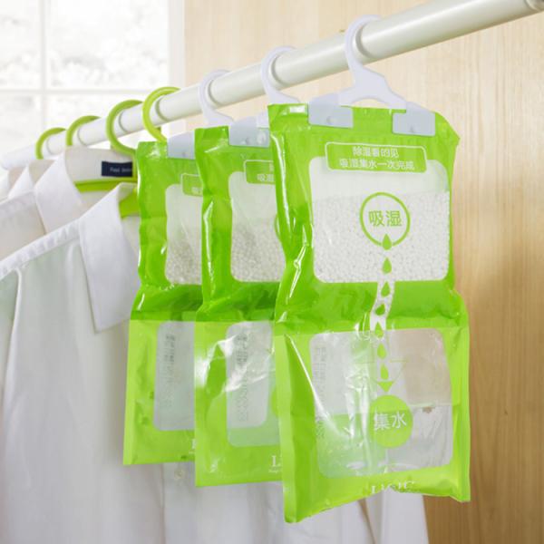 Moisture Absorber k Packaging Bag , 16*29cm Home Hanging Dehumidifier Bag
