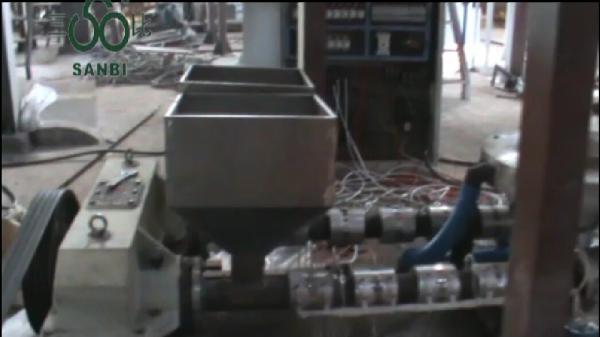 Stripe Plastic Blown Film Extrusion Machine Double Colors Packaging