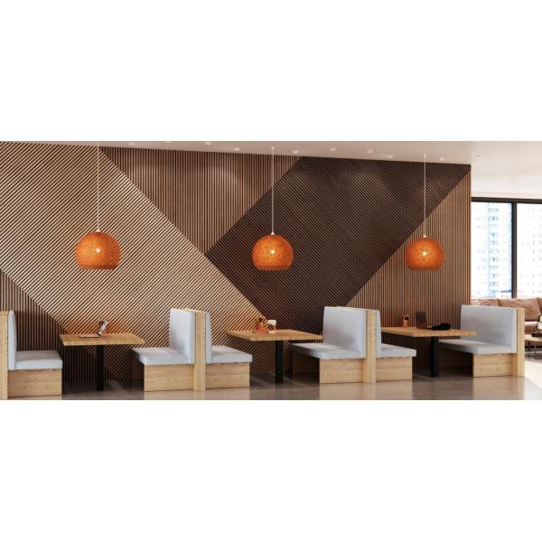 Звук панелей стены декоративного акустического предкрылка потолка стены деревянный поглощает доску