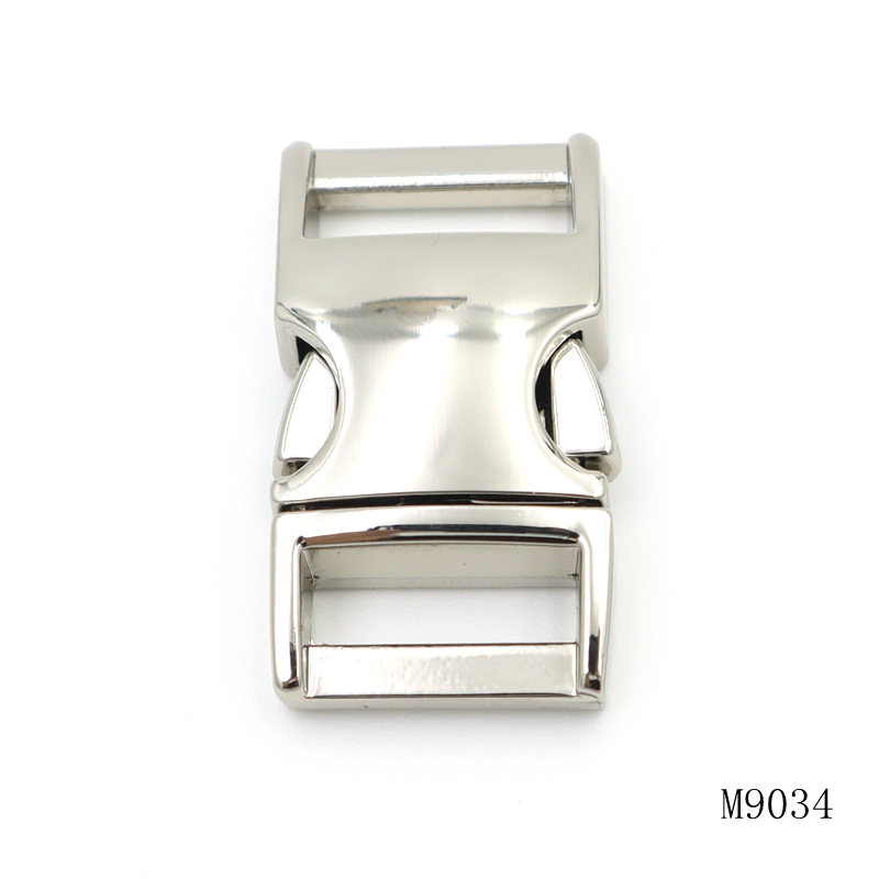 16mm Metal Bag Lock Quick Release Pet Collar Buckles Corrosion Resistant