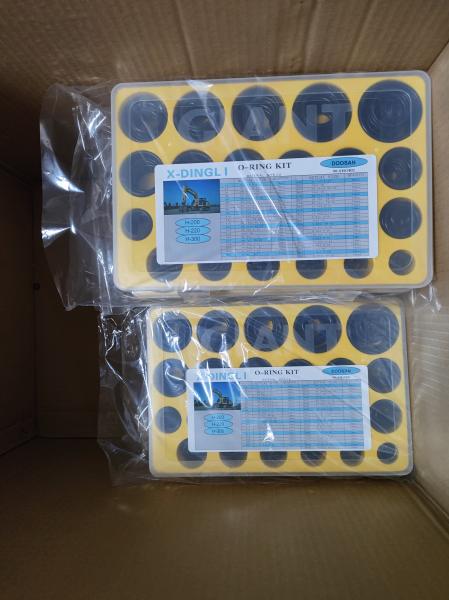666pcs Doosan 90 Shore O Ring Kit Model For Excavator DH200 DH220 DH300 NBR O Ring Box Repair Seal Kit Factory Price
