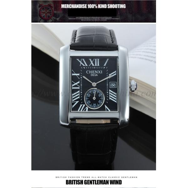 063A Fashion European Hotsale Watches Women Luxury Watch Rose Gold Square Quartz Watch New