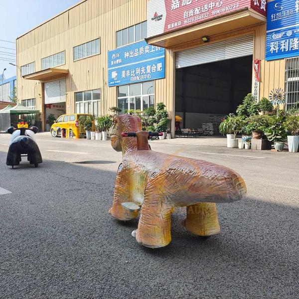Vivid Electronic Dinosaur Rides on for Playground and Square